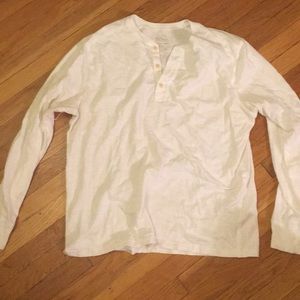 Jcrew Henley White Large